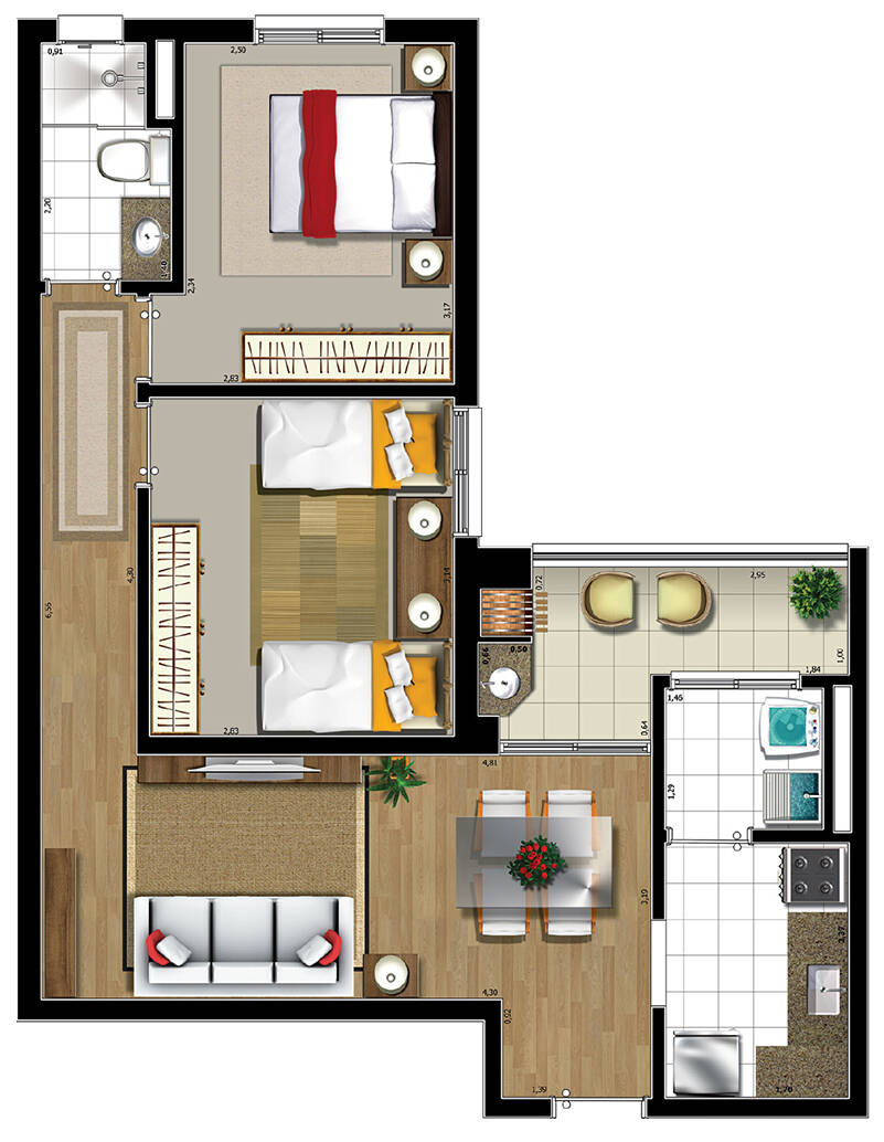 #AP525 - Apartamento para Venda em São José dos Campos - SP